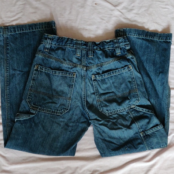 Old Navy boys adjustable waist painter denim jeans - Picture 2 of 8